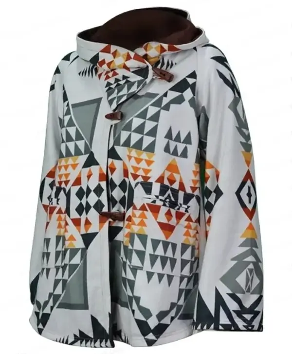 Kelly-Reilly-Yellowstone-Beth-Dutton-White-Poncho-Coat-Yellowstone-Tv-Jackets-Front