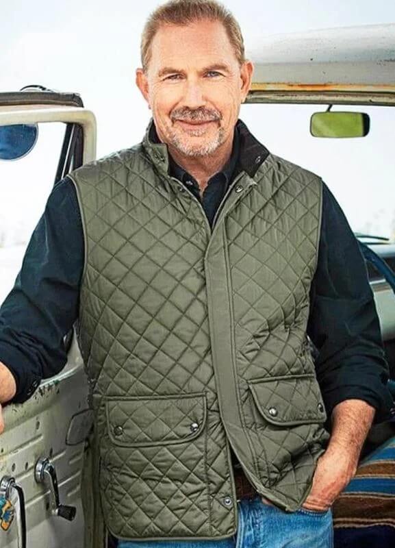 kevin-costner-john-dutton-green-quilted-vest-yellowstone-tv-jacket-display