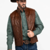 Mens-Brown-Quilted-Leather-Vest-Frontt-Yellowstone-Tv-Jackets